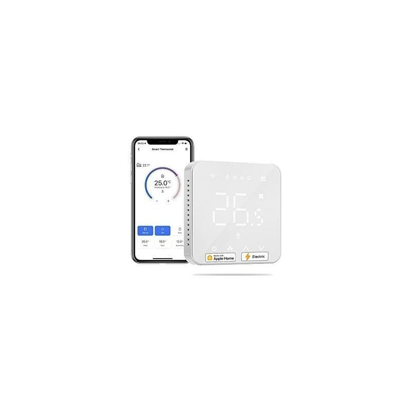 Meross MTS200HK EU smart termostat Elvarme Wi-Fi Meross MTS200HK EU smart termostat Elvarme Wi-Fi